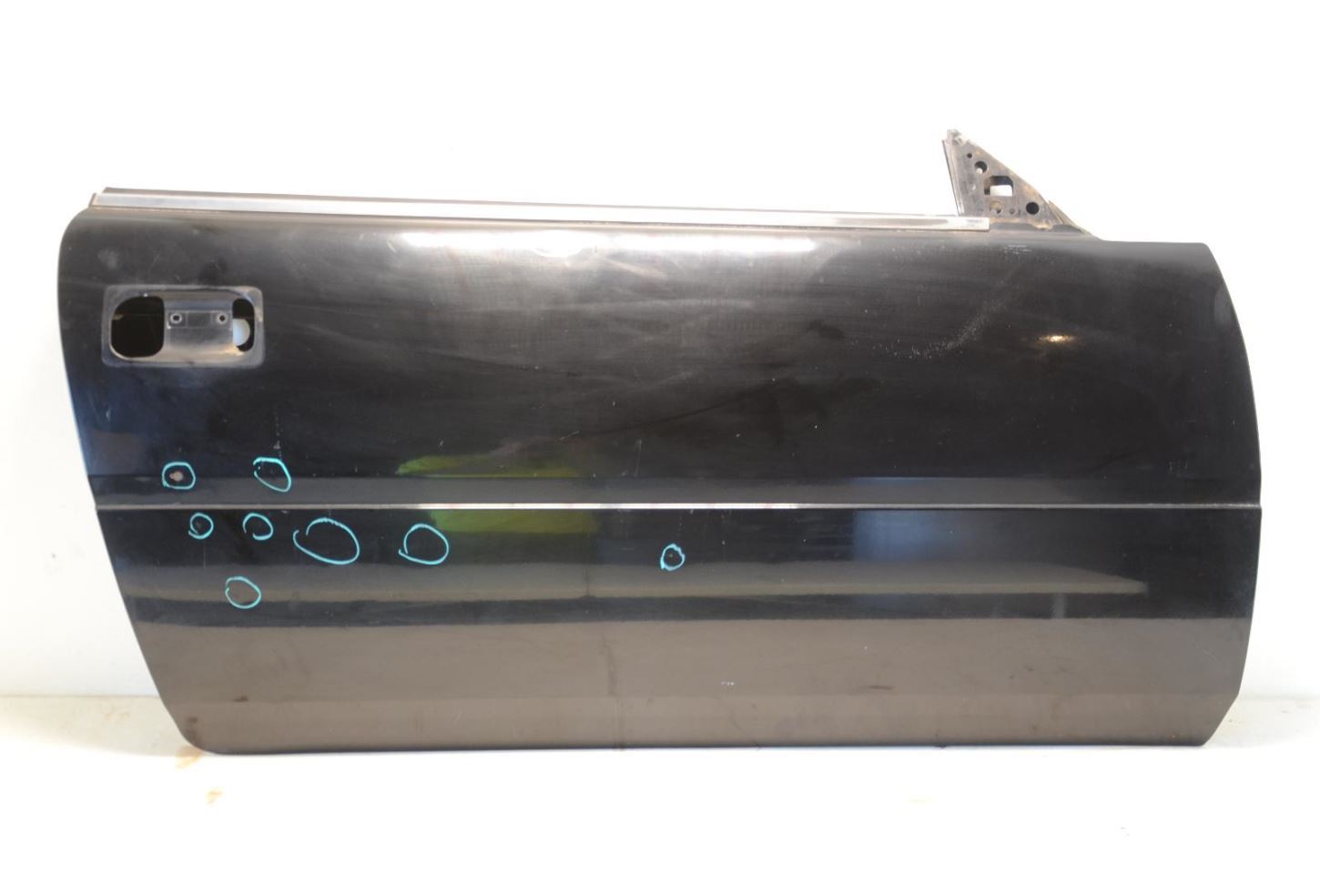 84-89 Nissan 300ZX Z31 2+0 Black Passenger Right Front Door Shell