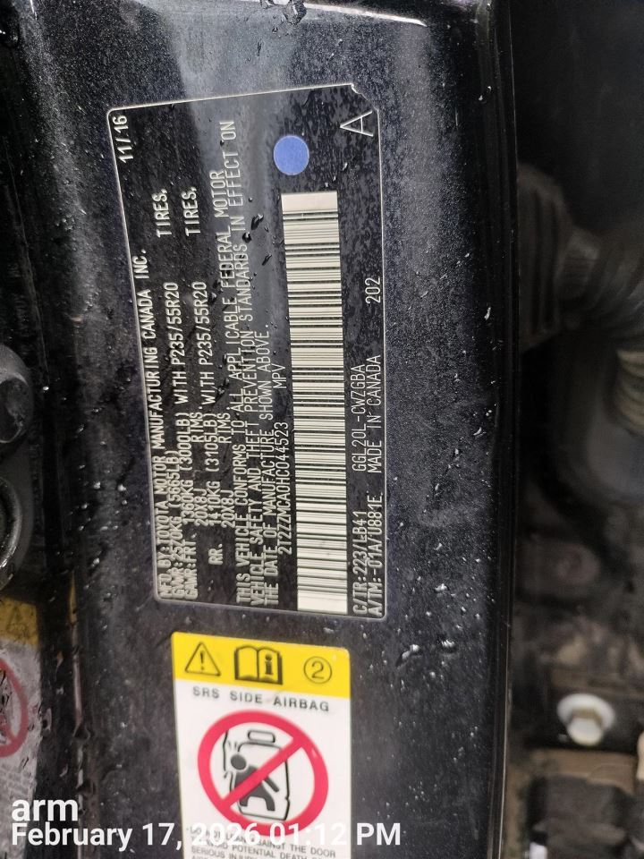 FRONT SUNROOF/MOONROOF MOTOR OEM 2016 LEXUS RX350 1YR WRNTY 632600E100 - Image 2