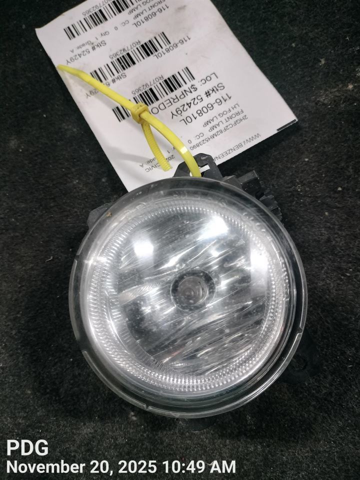 Driver Corner/Park Light Fog-driving Bumper Mounted Fits 16-21 CIVIC 7792365 - Image 2