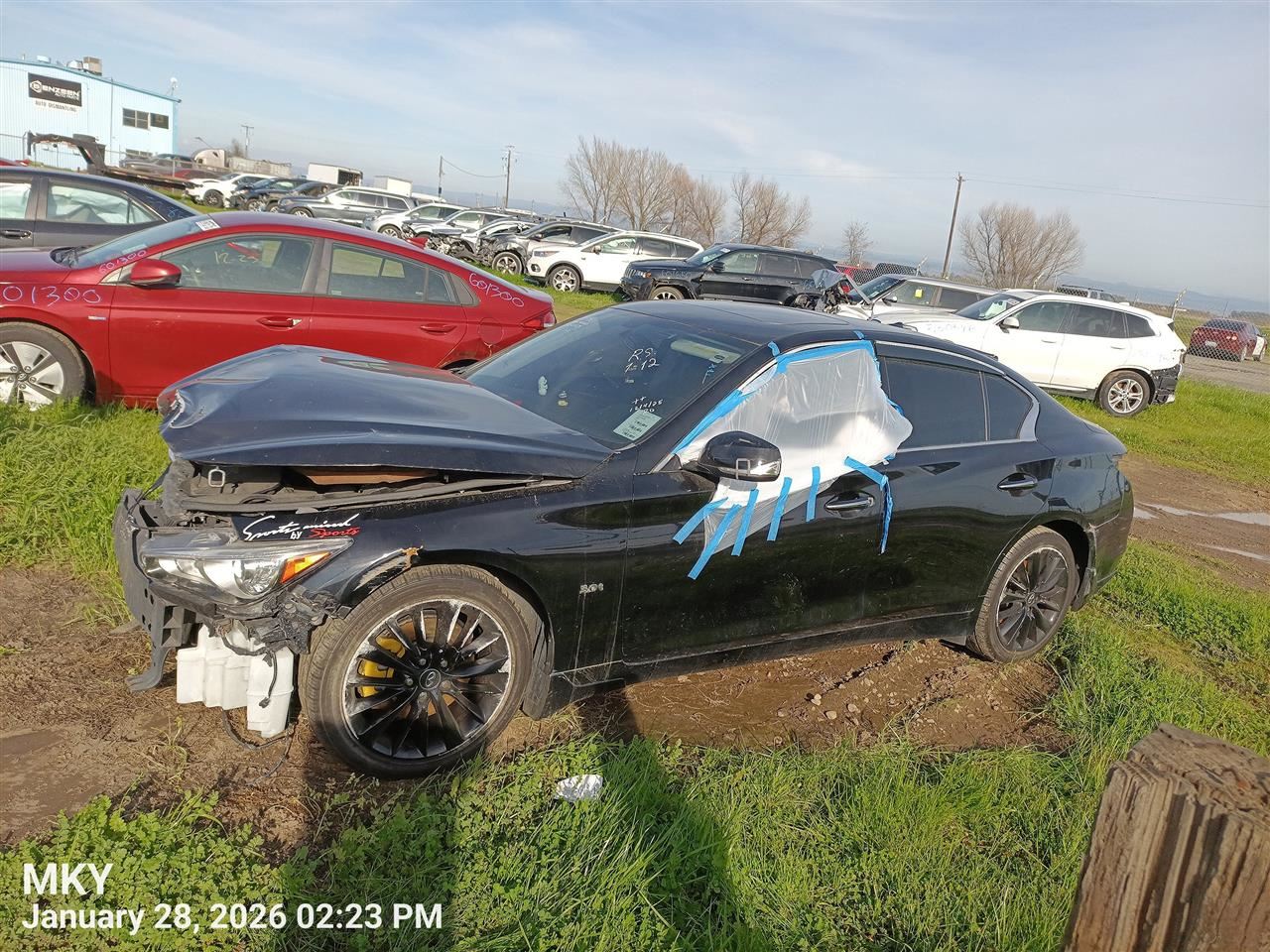 RIGHT FRONT WIPER ARM OEM 2017 INFINITI Q50 288864GF0A - Image 4