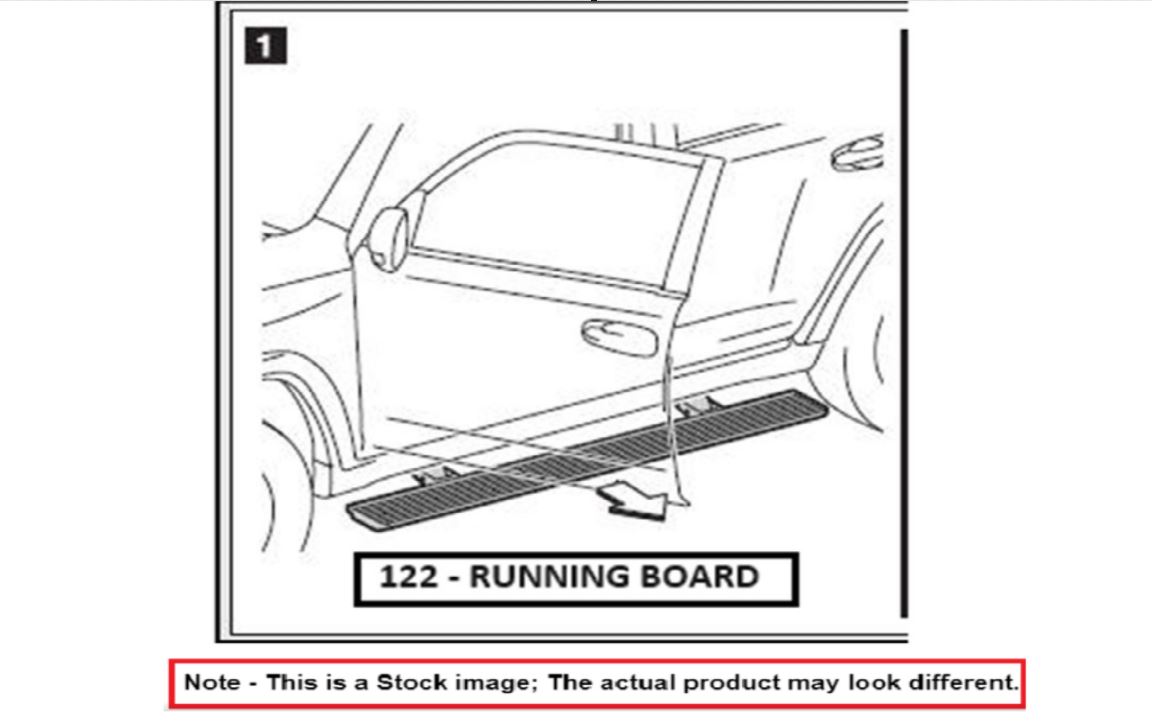 LEFT RUNNING BOARD OEM 2012 FORD F150 CL3Z16451CA - Image 1