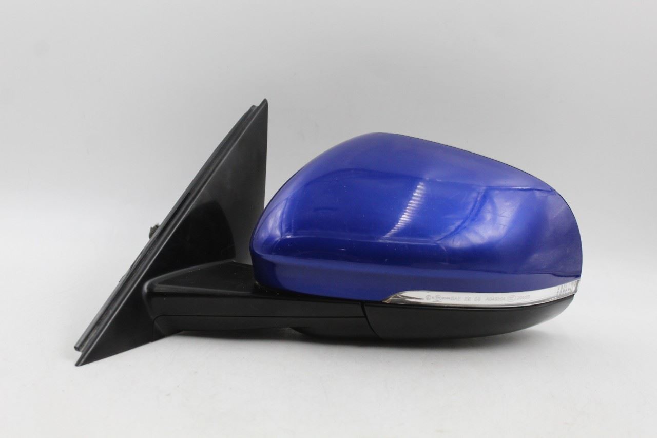 Left Driver Side Blue Door Mirror Power Folding Fits 2017-19
