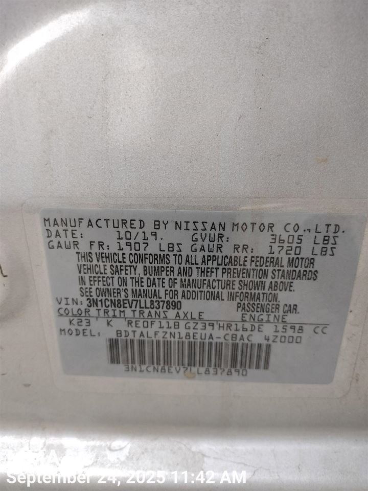 Driver Left Front Spindle/Knuckle Fits 20-25 VERSA 7423724 - Image 2