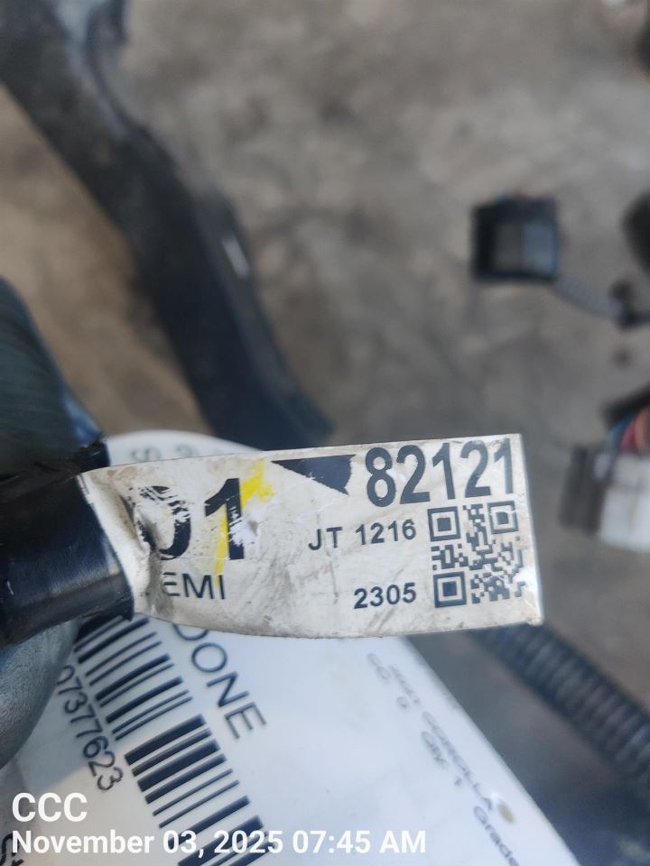 COROLLA 2021 Engine Wire Harness 7377623 - Image 3