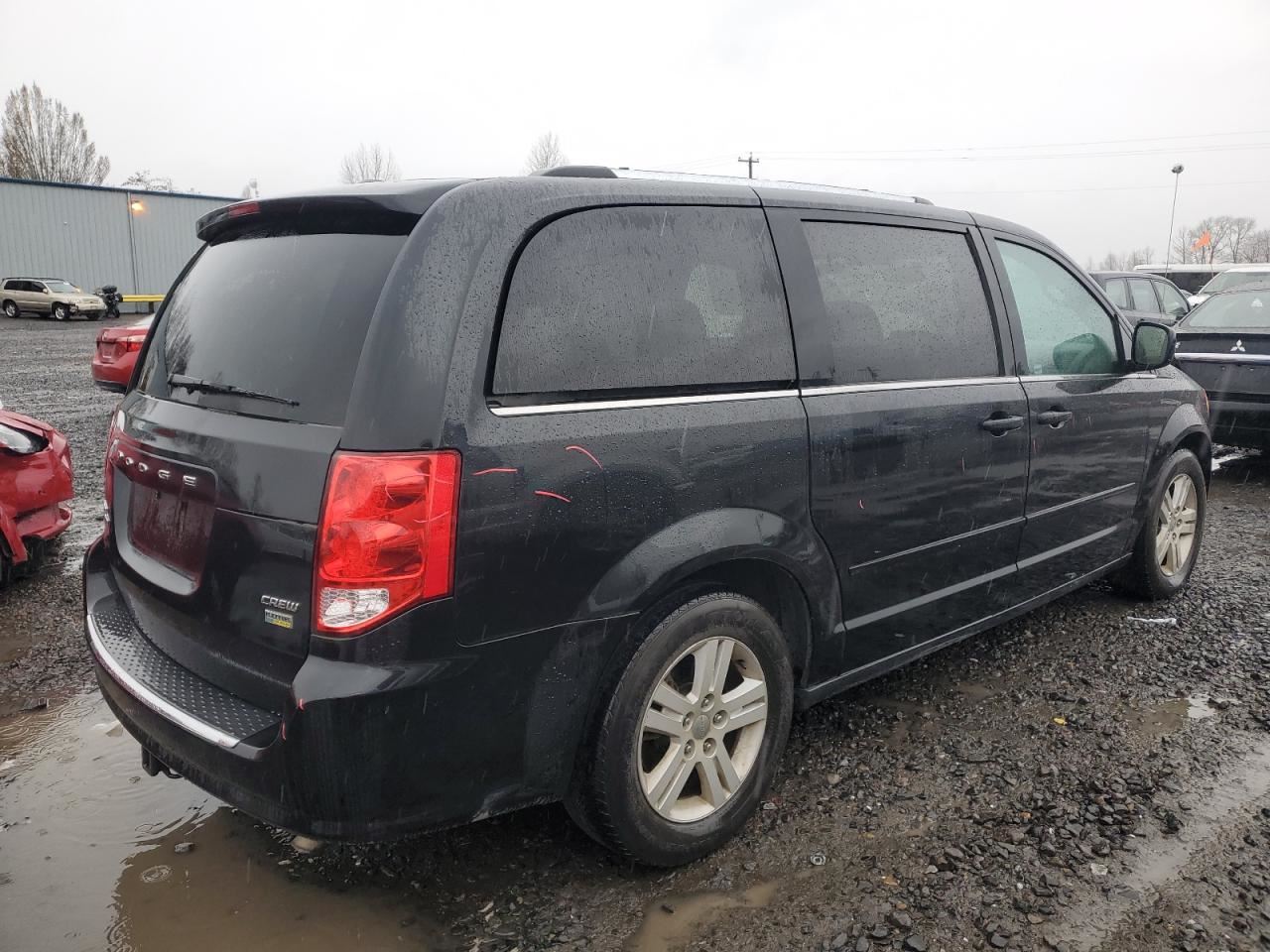 LEFT BLK FRONT HEADREST OEM 2012 DODGE CARAVAN - Image 4