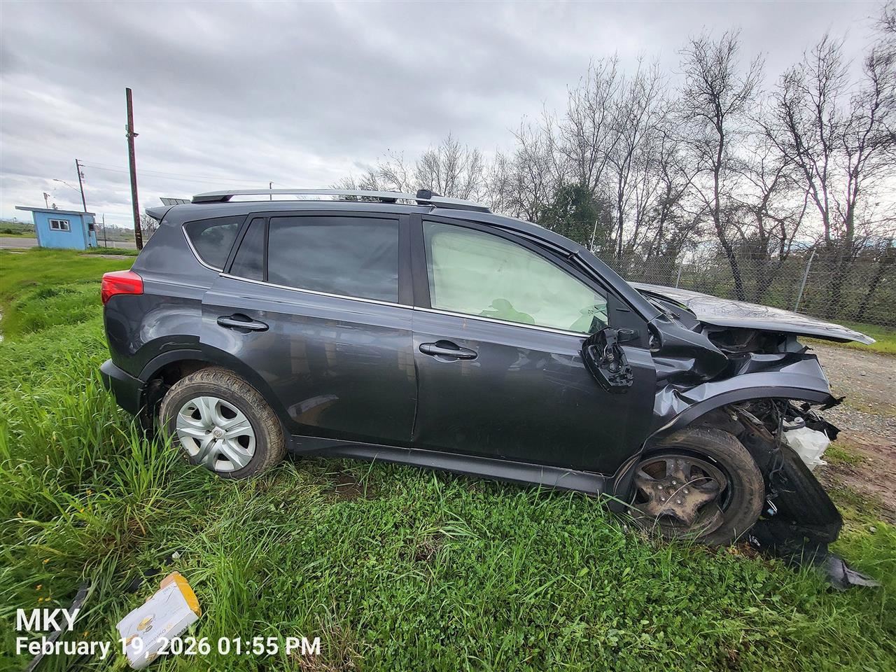 BLK REAR BUMPER ASSEMBLY OEM 13-15 TOYOTA RAV 4 - Image 2