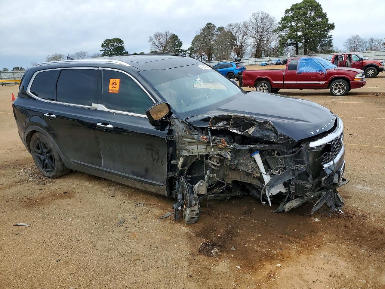 LEFT BLK FRONT HEADREST OEM 2021 KIA TELLURIDE - Image 5