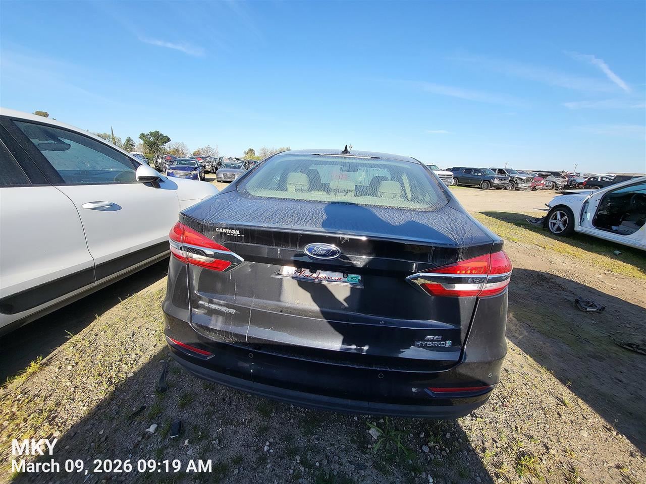 RIGHT GRY REAR HEADREST OEM 2020 FORD FUSION DU5Z54611A08A - Image 2