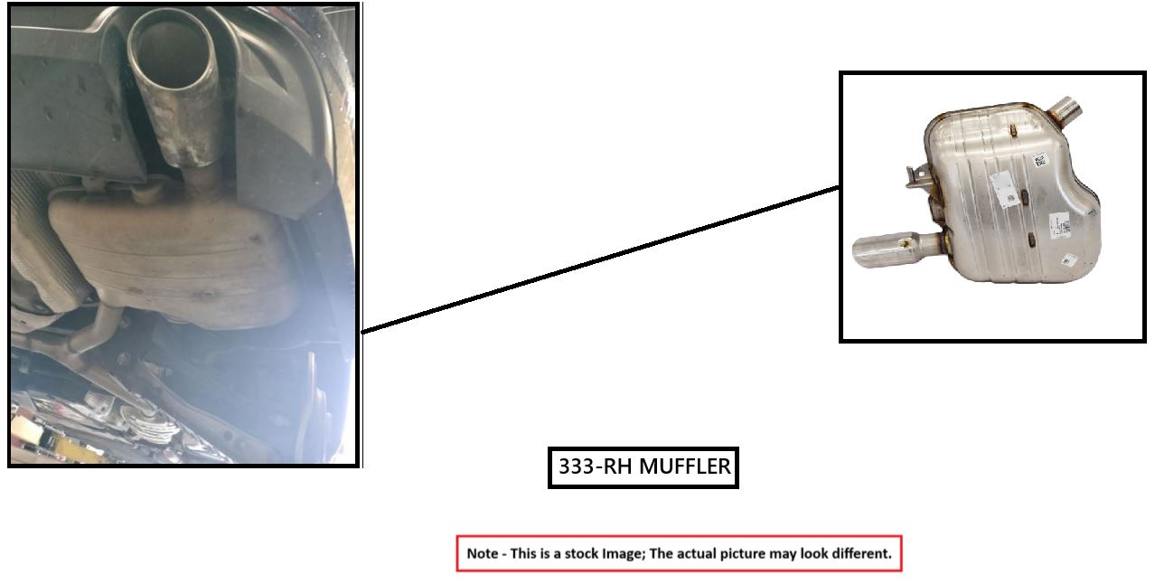 Benzeen 2016 Muffler 9131618 - Image 1