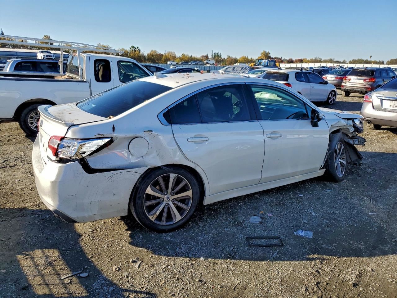 LEFT REAR SEAT BELT OEM 2018 SUBARU LEGACY 64621AL01AVH - Image 3
