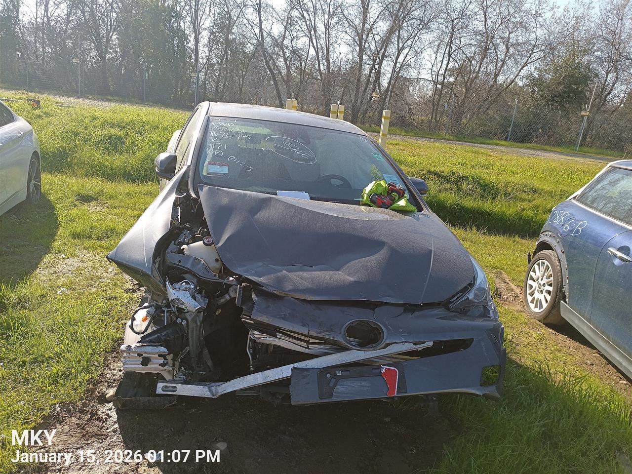 INTERIOR REAR VIEW MIRROR OEM 16-22 TOYOTA PRIUS 1YR WRNTY - Image 2