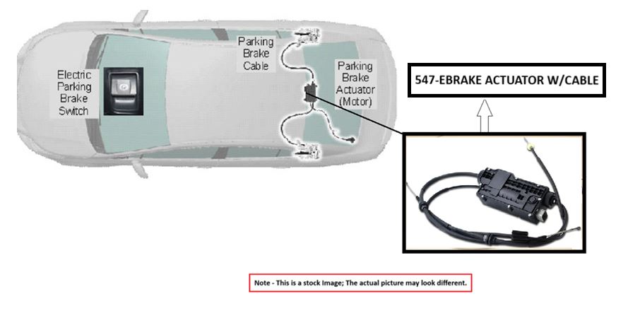 EMERG BRAKE PARTS OEM 2020 HONDA CIVIC 1YR WRNTY - Image 1