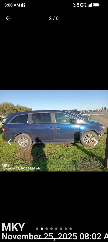 RIGHT FRONT WIPER ARM OEM 2015 HONDA ODYSSEY 76610TK8A11 - Image 2