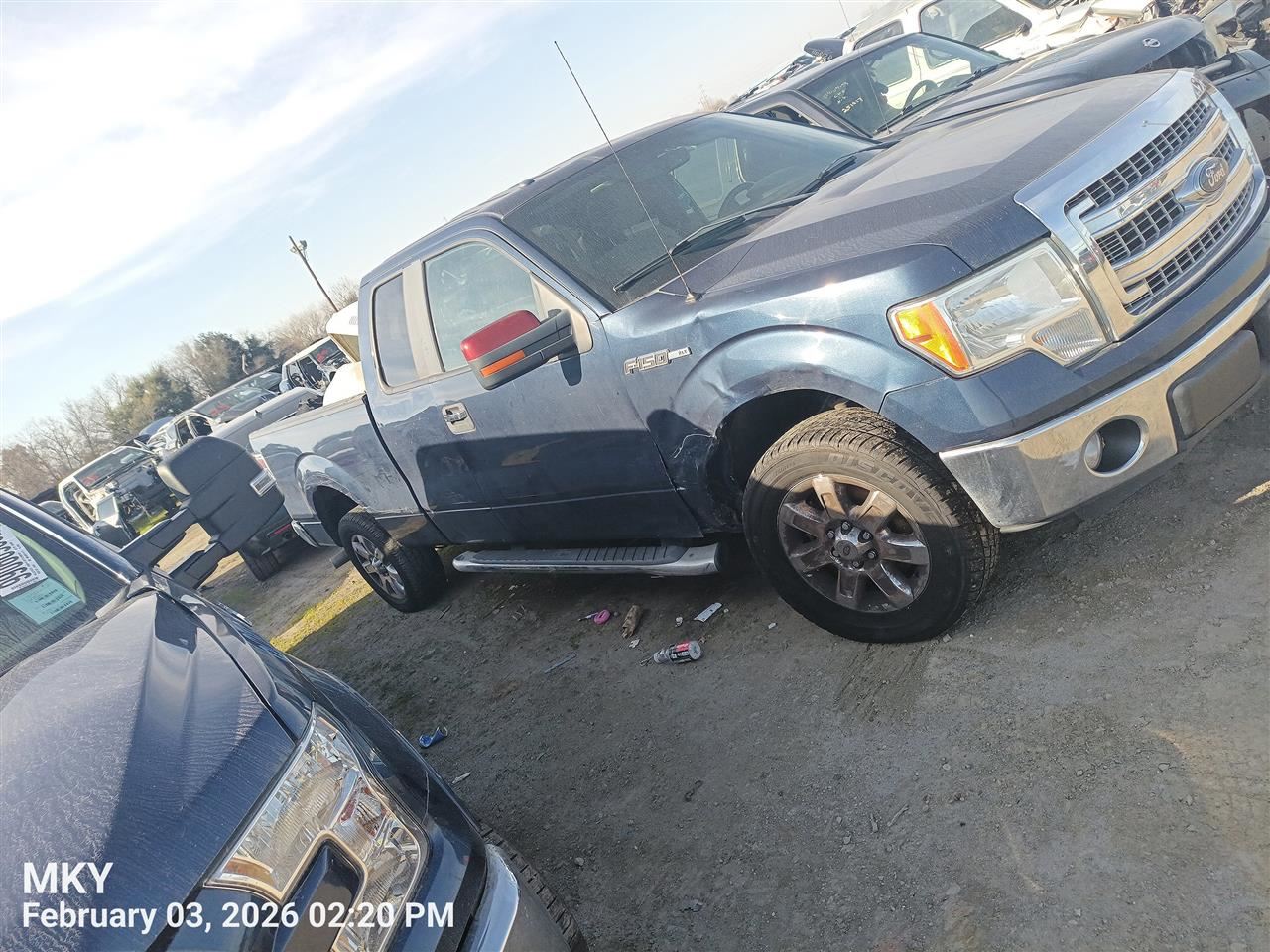 RIGHT GRY FRONT HEADREST OEM 2012 FORD F150 CU5Z25611A08A - Image 3