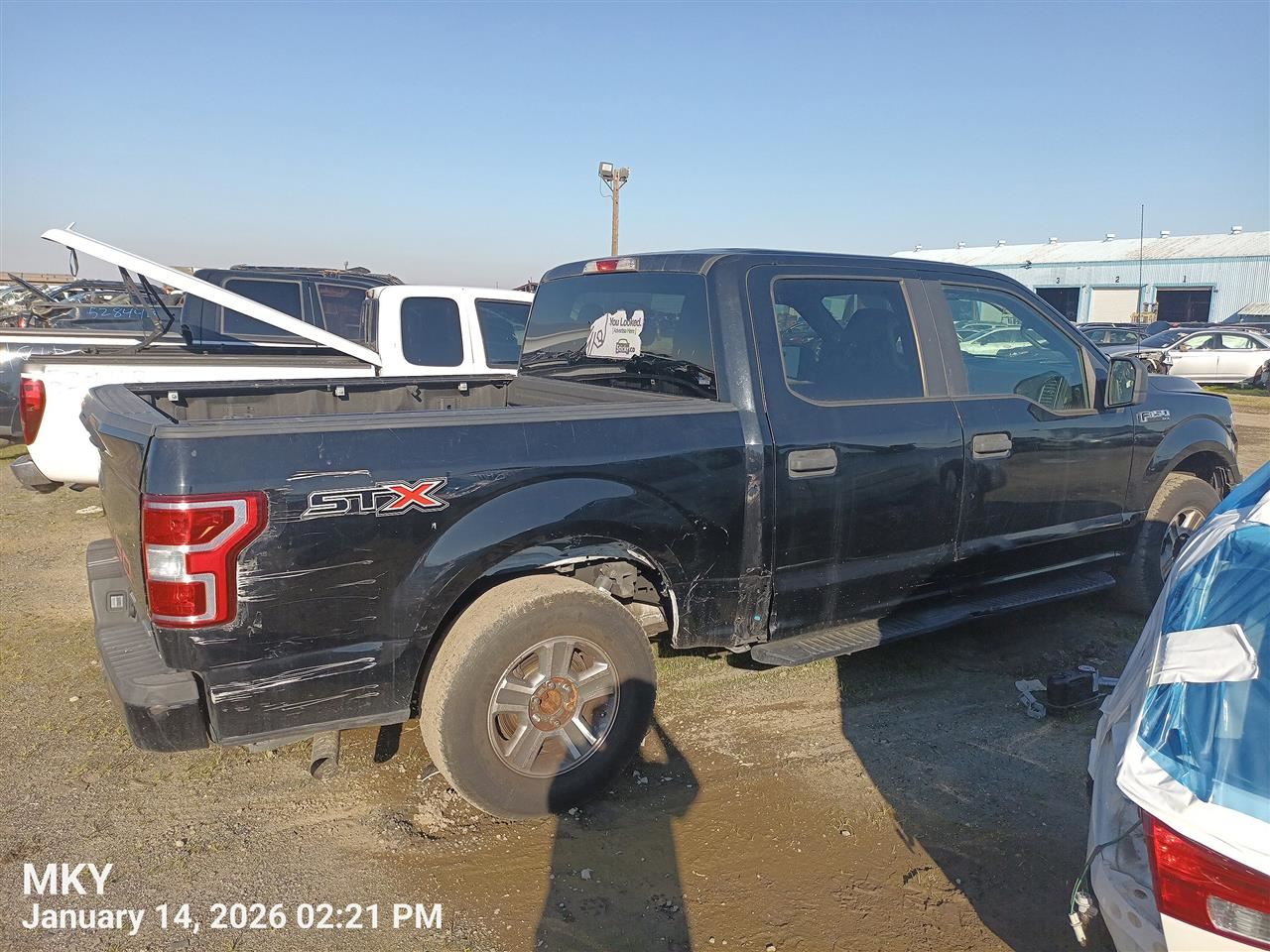 RIGHT BLK REAR HEADREST OEM 2017 FORD F150 FU5Z78611A08AC - Image 3