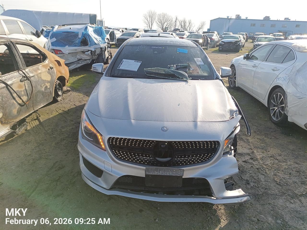 BLK REAR HEADREST OEM 2016 MERCEDES-BENZ CLA250 176-970-16-50-65-9D88 - Image 5