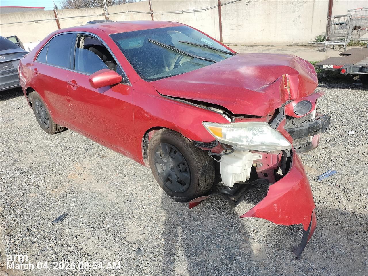 Driver Tail Light Quarter Panel Mounted Red And White Fits 10-11 CAMRY 10485326 - Image 5