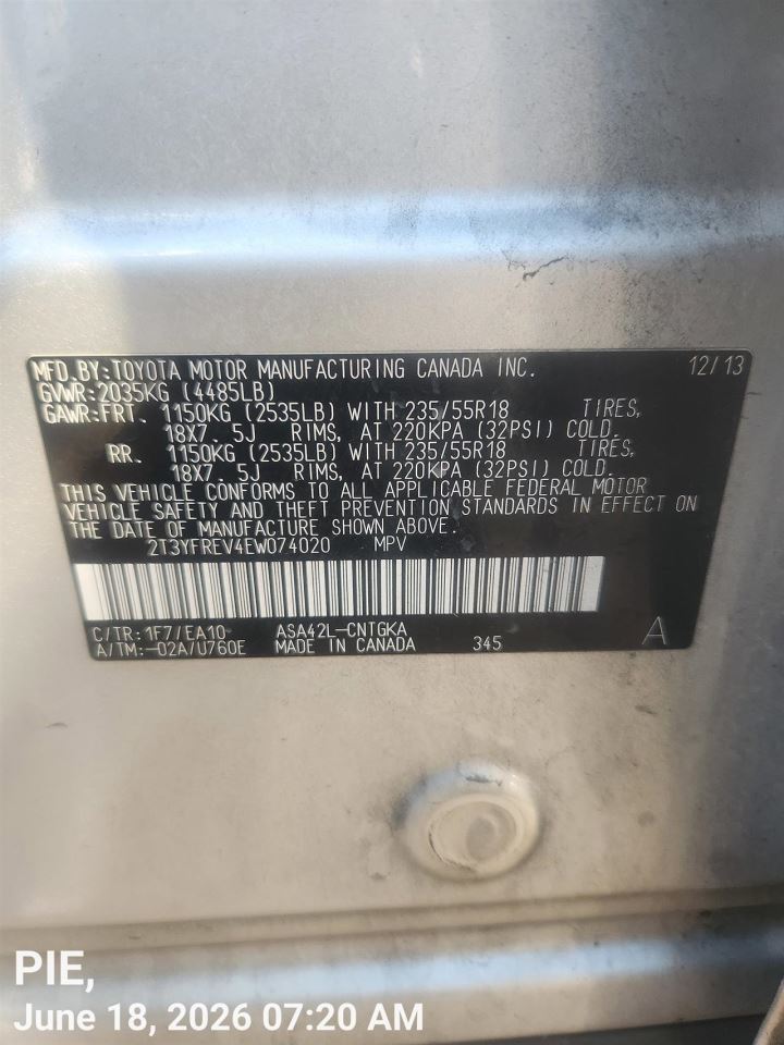RAV 4     2016 Hatchback Strut 12776257 - Image 1
