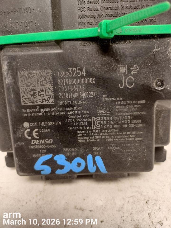 Chassis ECM Theft-locking Keyless Entry ID 13518843 Fits 20-25 ENCORE GX 9862747 - Image 3