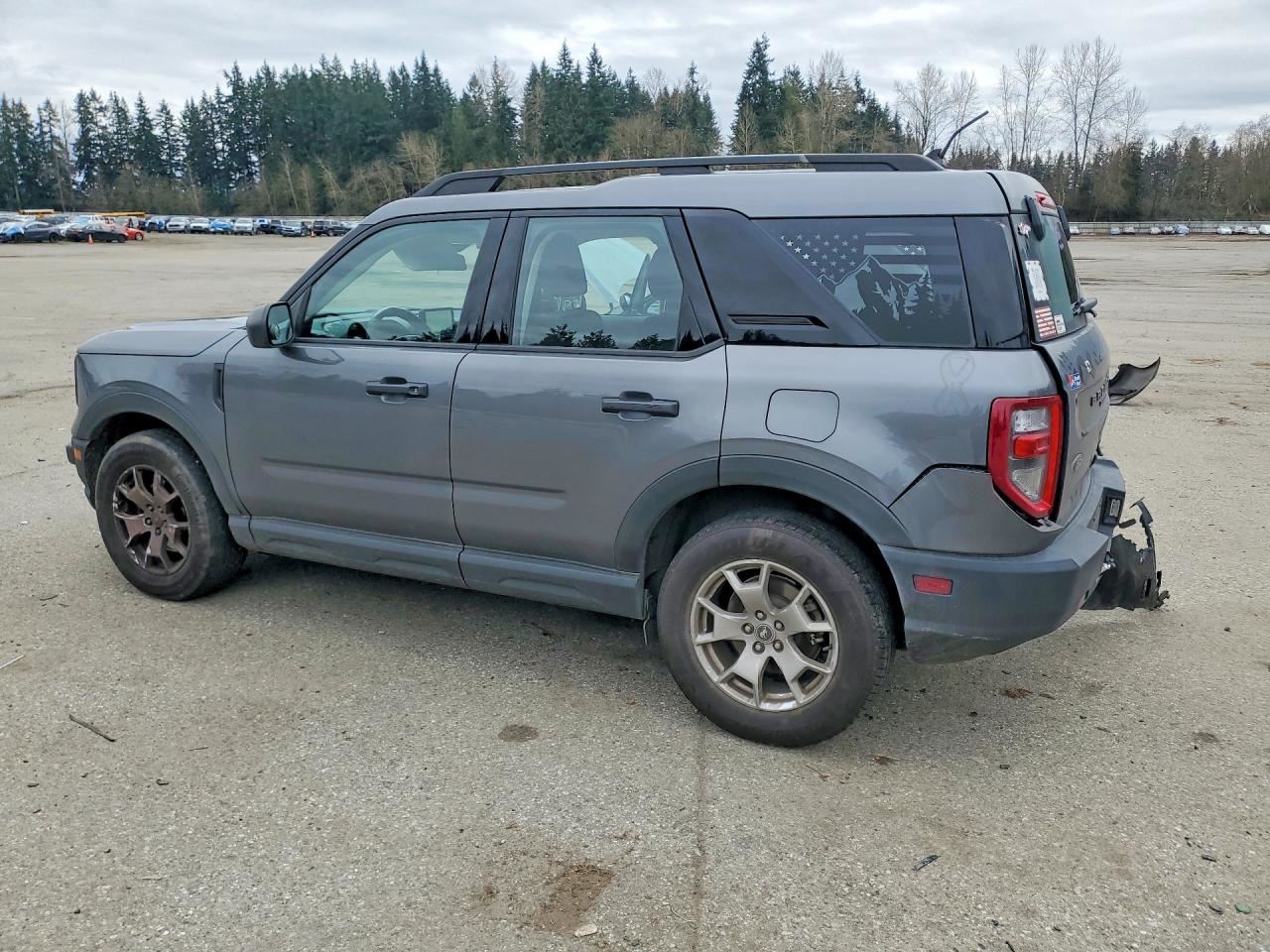 LEFT BLK REAR HEADREST OEM 2023 FORD BRONCOSPT M1PZ78611A08LA - Image 2