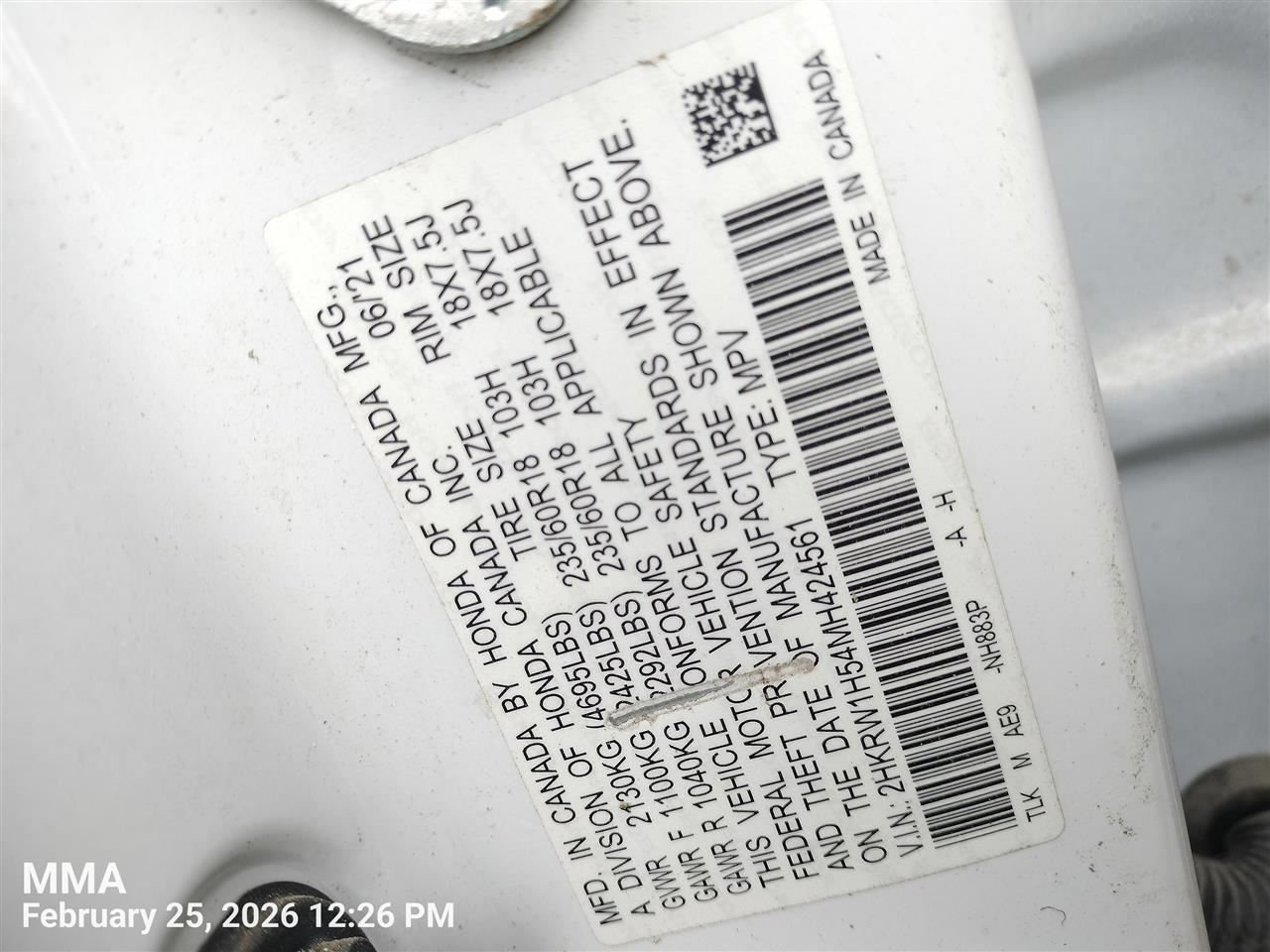 Benzeen OEM 2020 HONDA CR-V 1YR WRNTY 39150TLAA11ZM - Image 1