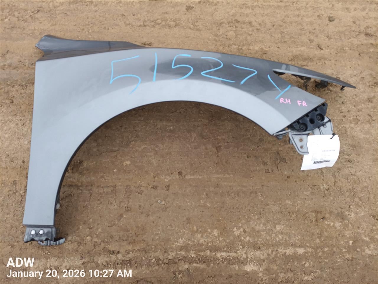 RIGHT GRY FENDER OEM 16-18 NISSAN ALTIMA 631009HS0A - Image 5