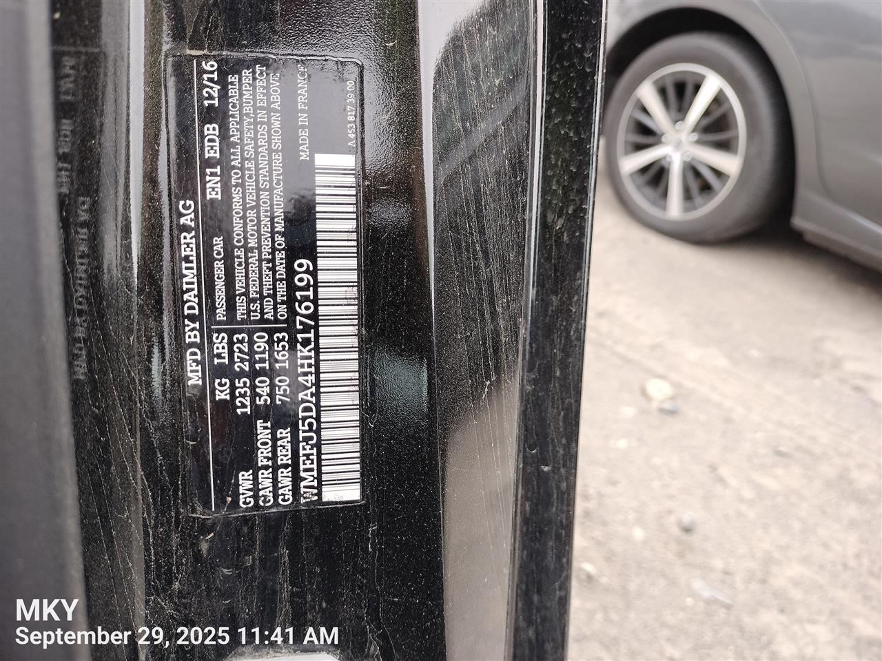 Benzeen WIRE HARNESS 2017 SMART SMARTFOR2 - Image 1