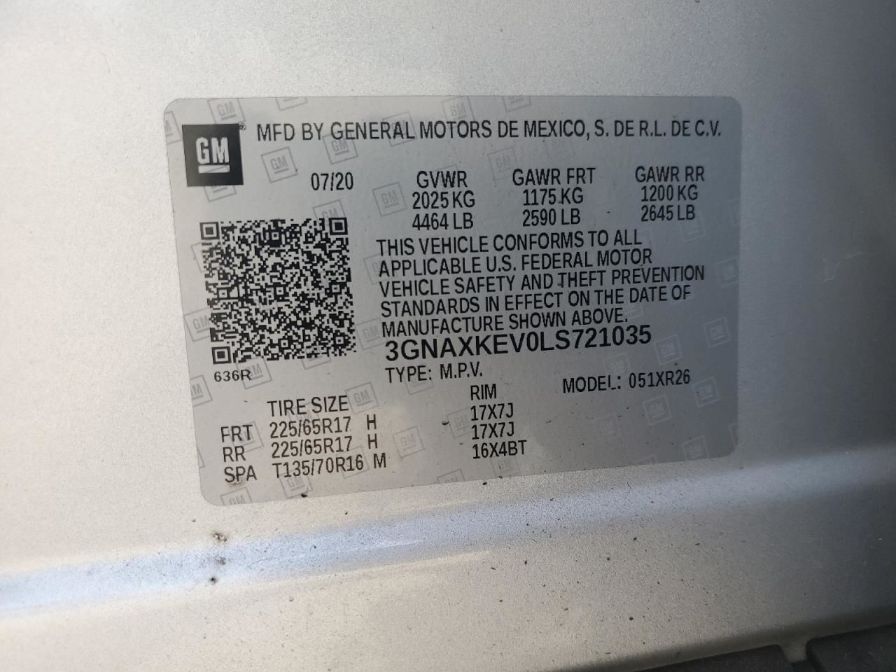 EQUINOX 2021 Engine Wire Harness 7086616 - Image 3