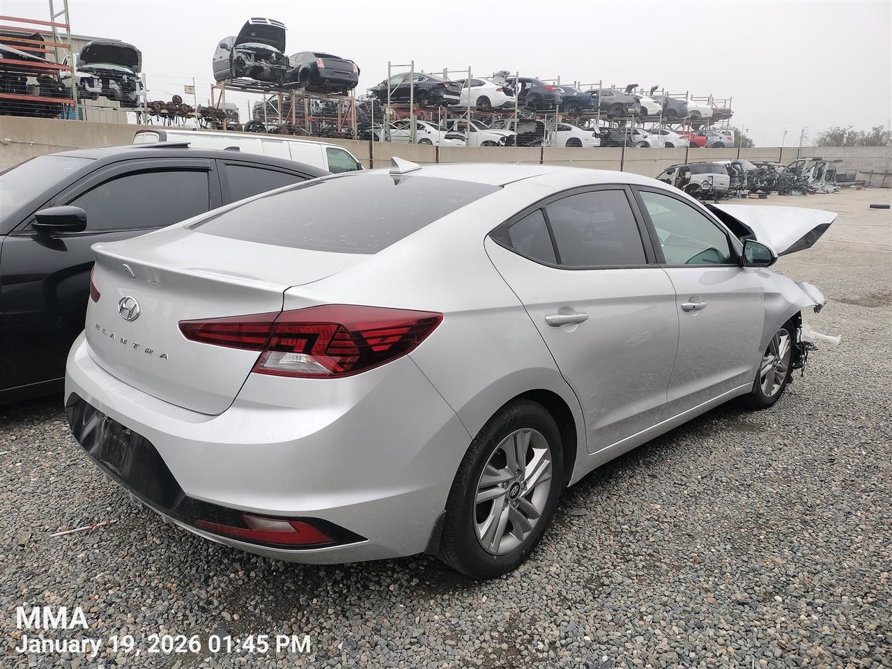 LEFT GRY FRONT HEADREST OEM 2019 HYUNDAI ELANTRA 88700F3001YJA - Image 4