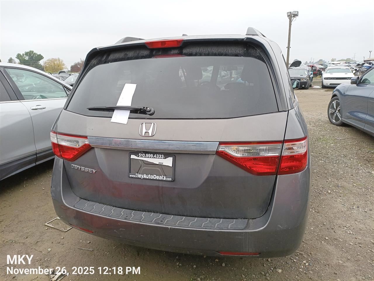 LEFT BWN HEADREST OEM 2011 HONDA ODYSSEY - Image 5