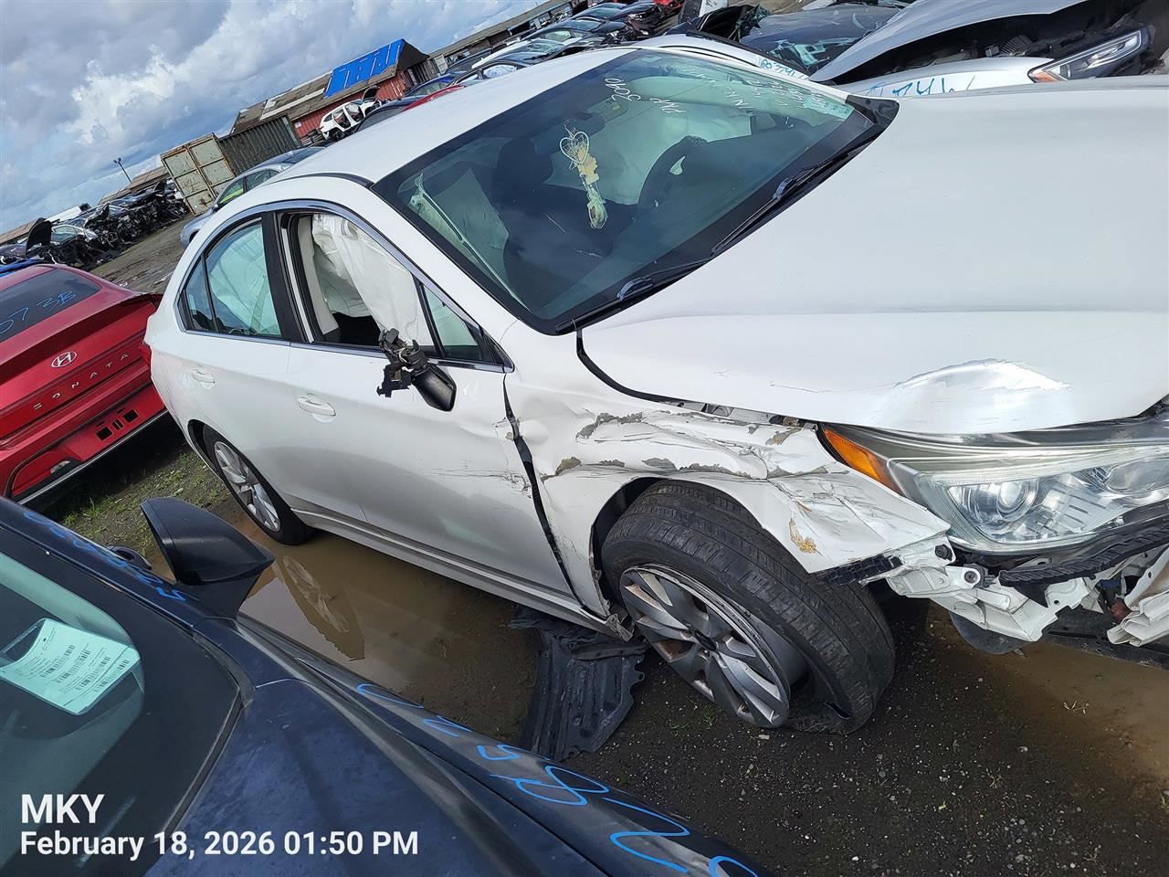 RIGHT BLK FRONT HEADREST OEM 2016 SUBARU LEGACY 64061AL00AVH - Image 3