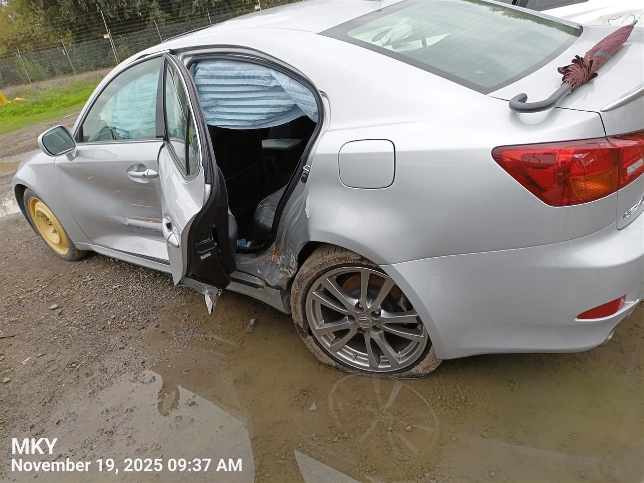 RIGHT FRONT WIPER ARM OEM 2013 LEXUS IS250 8521153080 - Image 2